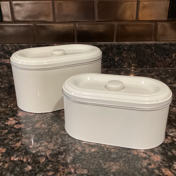 IKEA Beige Kitchen Canisters - Set of 2 - Picture 6 of 10